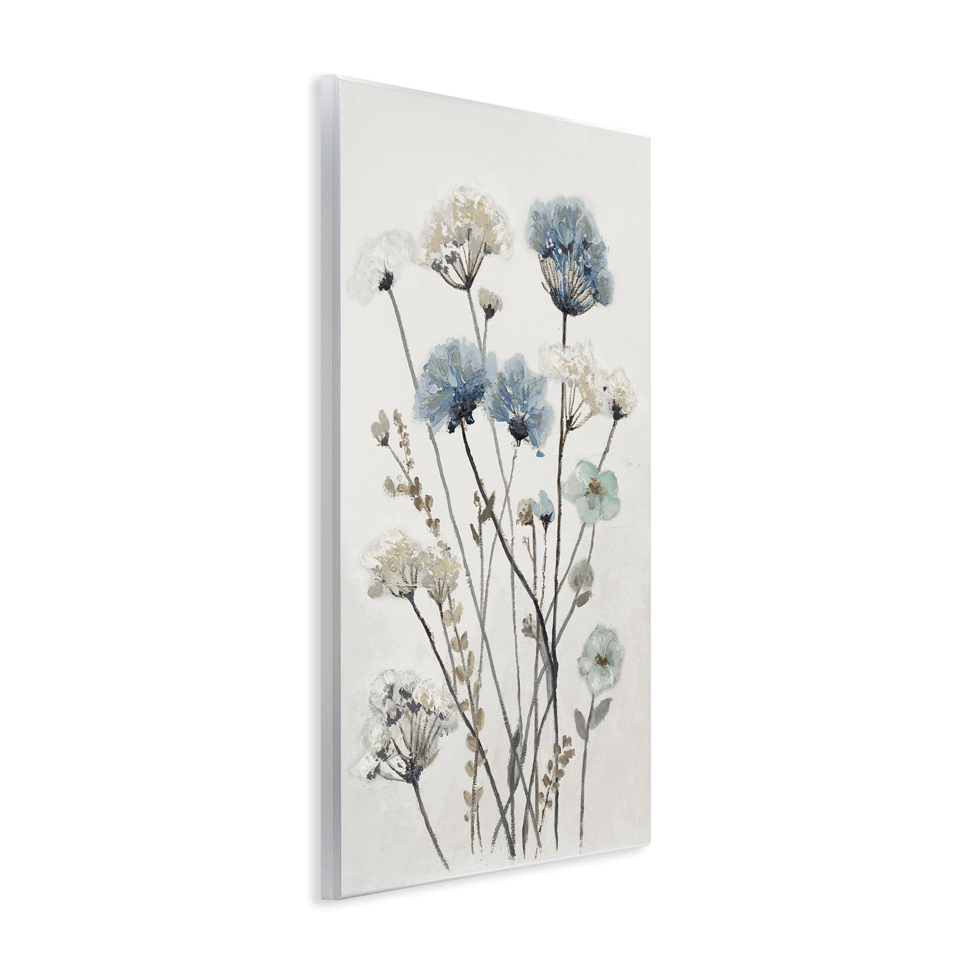 Stupell Industries Blue & Beige Garden Wall Plaque Art, design by Patricia Pinto