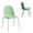 Green, variant on Xdeco Dining Chairs 4-Pack with 280lbs Capacity, Stackable Heavy-Duty Chair for Indoor/Outdoor, Yellow