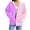 A02_Purple, variant on Gradient Sweatshirts for Womens Open-Front Full-Zip Hoodies Lounge Warm Thermal Pullover Sweater Blouses Relaxed Fit Ultra Soft Textured Pullover Blouses with Pockets