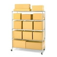 thumbnail image 7 of Seville Classics UltraDurable® 5-Tier NSF Steel Wire Shelving, 60" W x 24" D, Chrome, 7 of 7