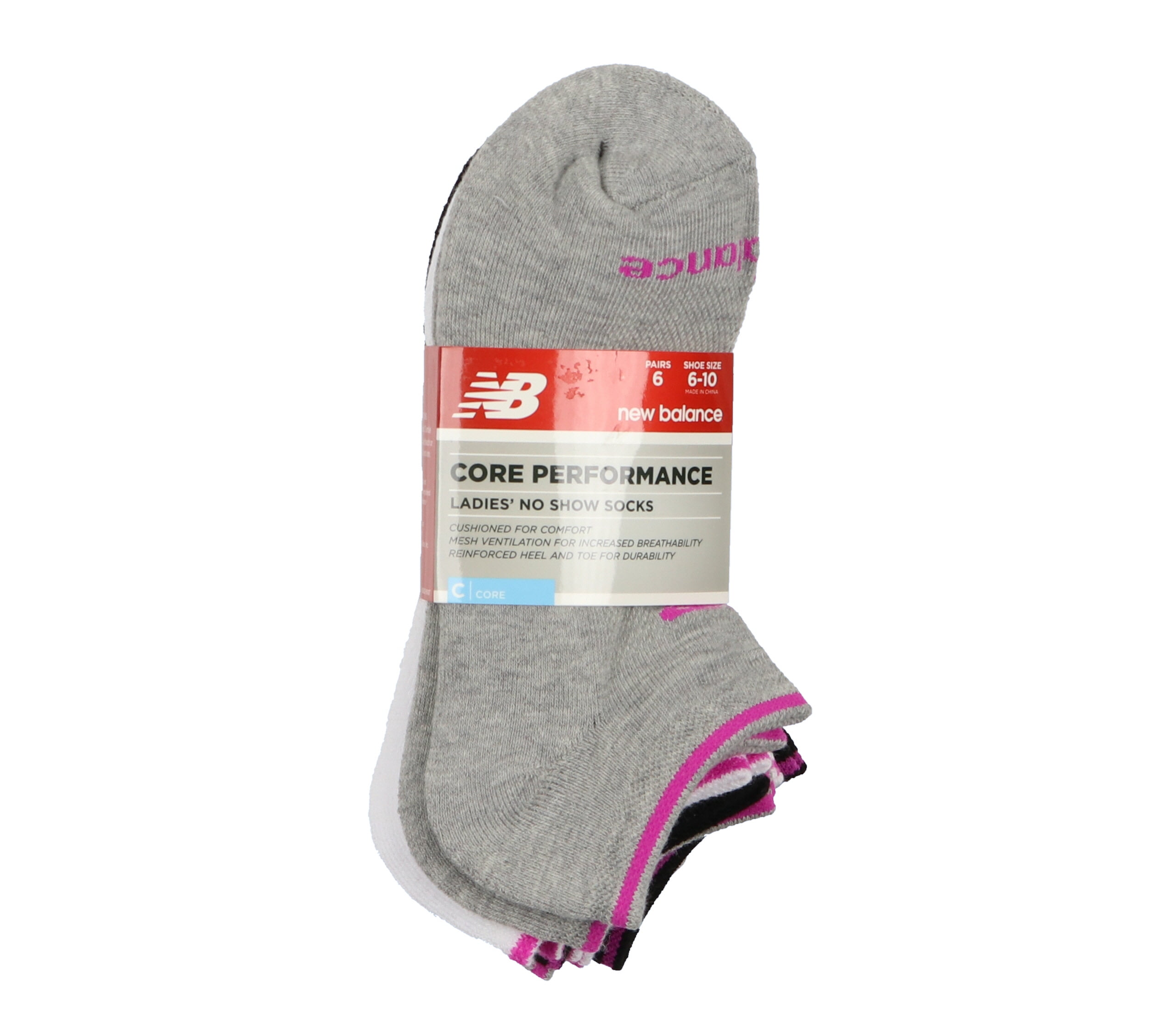 New Balance New Balance Women's Core Performance No Show 6Pack Socks