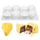 thumbnail image 1 of Molde de silicona para queso de 8 cavidades, para decorar tartas, herramientas para hornear de bricolaje, moldes de mousse de postre francés, 1 of 4
