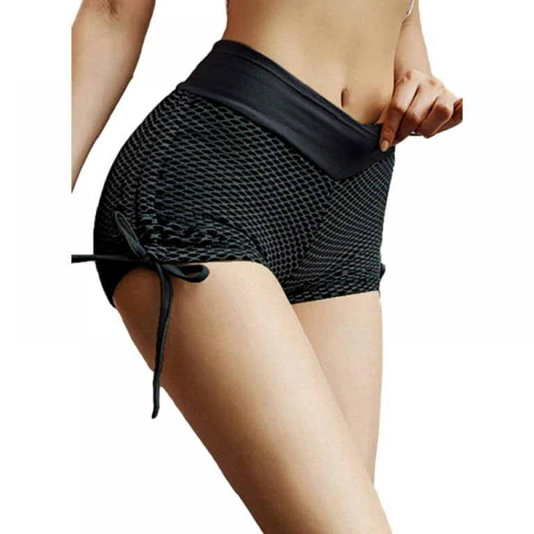 Booty Shorts for Women High Waisted Yoga Shorts Sexy Butt Lifting Short Workout  Hot Pants 