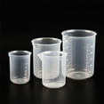 thumbnail image 6 of 150ml Transparent Plastic Graduated Beaker Kitchen Baking Measuring Cup, 6 of 9