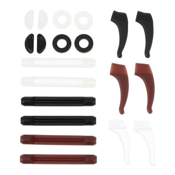 FELTECHELECTR 1 juego de retenedores de gafas, soportes de patillas de silicona, correas antideslizantes
