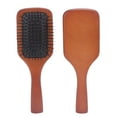thumbnail image 1 of Cepillo de Desenredado de Cabello, Cepillo para el Cabello de Paleta de Dientos Ancho de Silicona. Reduzca la Pérdida de Cabello para el Uso del Hogar, 1 of 7