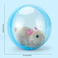 thumbnail image 3 of WINDLAND Electric Rolling Balls Rabbit Hamster Balls Toy for Cats Electric Balls Pet Simulated Hamster Balls Rotating Toy, 3 of 19