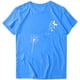 thumbnail image 2 of Pntutb moda adulta mujer cuello redondo manga corta tops camiseta estampados sueltos cortos Pntutb Pntutb-6979, 2 of 8