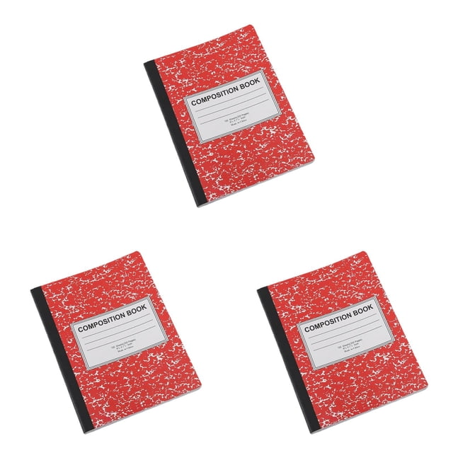 AKEGAMN Clearance! Wide Ruled Notebook Composition Notebooks Wide Ruled Composition Book Wide Notebook PaperSewn Binding Cover Assorted Colors Feela Wide Ruled Composition Notebooks would be perfect