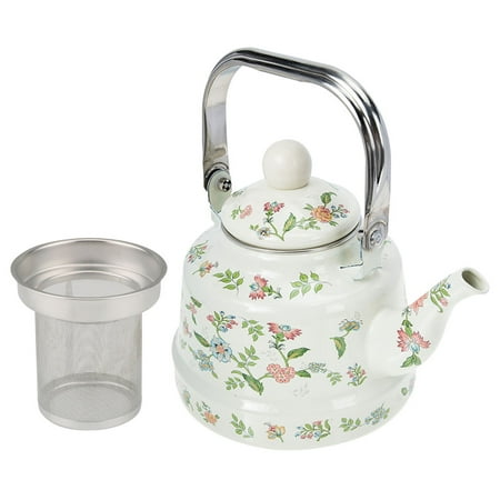 

Infuser Teapot Enamel Tea Pot Enamel Coffee Kettle Stovetop Kettle Tea Room Supply