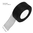 thumbnail image 2 of KALLORY Black Sheer Organza Chiffon Ribbon 45m x 1.5in for Decorative Bows, Wrapping, Crafts, and Graduation Events, 2 of 8