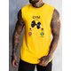 thumbnail image 4 of Camisetas Sin Mangas Para Hombre Con Estampado De "GYM Is Calling" Para Entrenamiento Físico Para Verano, 4 of 4
