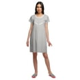 thumbnail image 3 of Moomaya Chemise de Nuit d'Allaitement à Boutons pour Femmes Imprimée, 3 of 5