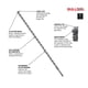 thumbnail image 2 of Broca para Martillo Rotatorio Bosch HC2044 6mm x 30cm SDS-Plus, 2 of 5