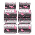 thumbnail image 1 of Fotbe Flamingos Juego de 4 Tapetes para Auto con Estampado – Alfombrillas de Goma Reforzada, Diseño Antideslizante, Protección para Todo el Año – Vehículos, Autos, Camionetas y SUVs, 1 of 7