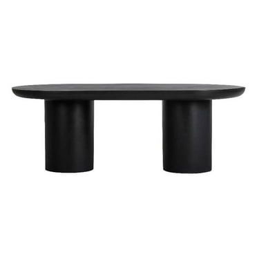 Moe's Home Collection Rocca Dining Table Black Stone Dining Tables