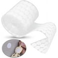 thumbnail image 1 of Puntos de velcro autoadhesivos blancos, 20 mm, 500 piezas: fijación fuerte, fácil de despegar y pegar, 1 of 7