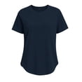 thumbnail image 6 of Lutiedan Women's Sun Protection T-Shirt Workout UPF 50+ UV Rash Guard Short Sleeve Shirts Crew Neck Hiking Athletic Tops S-3XL, 6 of 7