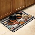 thumbnail image 3 of Happy Halloween Pumpkin Pet Food Mat Absorbent No-Slip 17x30 Inch Cat Food Mat Horror Pumpkin Ghost Pet Feeding Mat EcoFriendly Durable Pet Placemat, 3 of 7