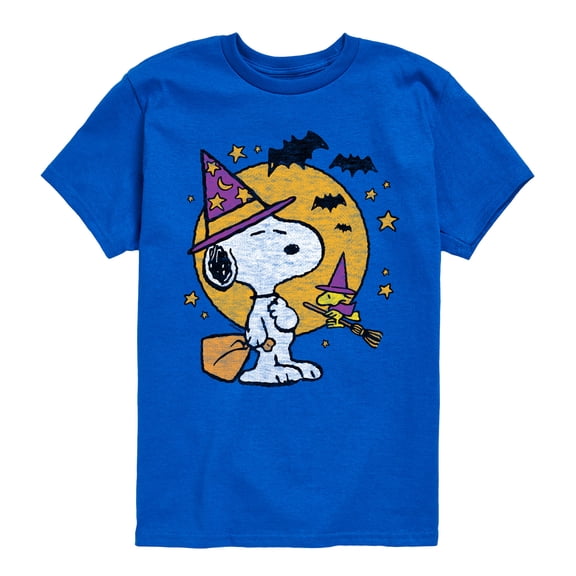 Peanuts - Snoopy Woodstock Witchcraft - Toddler & Youth Short Sleeve Graphic T-Shirt