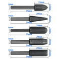 thumbnail image 7 of 5PCS Rotary Rasp Set Versatile Tool for Milling, Filing, Shaping for Steel and Various Materials, 7 of 7
