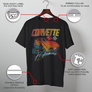 Men's General Motors Corvette High Performance Graphic Tee Black 2X Large