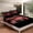 Red Black, variant on Erosebridal Electric Nights Fitted Sheet Set Twin, Modern River Cityscape Bedding Twin Size, Green Black Room Decor 2pcs (No Top Sheet)