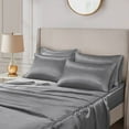 thumbnail image 2 of Gracie Mills Coralie Satin Sheet Set 6-Piece Wrinkle-Free King Size GRACE-7740, 2 of 4