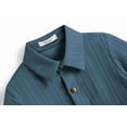 thumbnail image 4 of Arshiner Boys Navy Blue Shirt Short Sleeve Button Down Shirt Summer Beach Tops 9-10 Years, 4 of 9