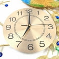 thumbnail image 5 of DENEST 8.26" 3D Peacock Shape Wall Clock Large Living Room Wall Watch Decoration Art, 5 of 12