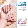 thumbnail image 4 of Set de esmaltes de uñas en gel CANNI Blue, 6 colores, 9 ml, Aquarius Summer, 4 of 8