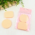 thumbnail image 4 of 2pcs Beauty Makeup Facial Sponges Puff Round Dry and Wet Use Puff Cosmetic Press Powder Puff, 4 of 8