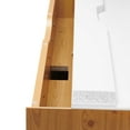 thumbnail image 5 of Wall Mount Computer Work Desk, White Natural, Melamine Wood , Home Office Business, Modern Contemporary HB34530, 5 of 8