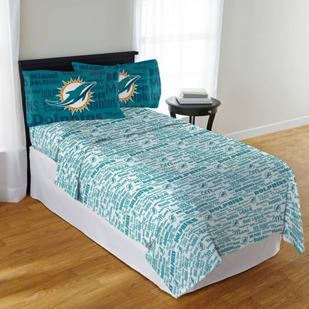Nfl Miami Dolphins Anthem Sheet Set Walmart Com
