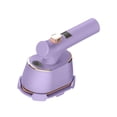 thumbnail image 4 of Mini vaporizador de viaje de viaje de hierro de hierro mango plegable manejo de portátil hierro de de vapia para profesionales de tela de Violeta, 4 of 9