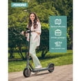 thumbnail image 3 of Electric Scooter for Adults, 350W Portable Folding Commuting Scooter, 16 Mph Top Speed, Max 19 Miles Long-Range, with Double Braking System and App, 8.5", 3 of 6