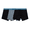 Black and Gray, variant on Fruit of the Loom Men's Getaway Collection Boxer Briefs, 3-Pack