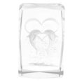thumbnail image 2 of Figurine Decorative Ornaments Desktop Housewarming Gift Transparent 5x5x8cm Simple Artistic Design 1Pack, 2 of 5