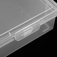 thumbnail image 4 of RENACLIPY 1Set Storage File Boxes Paper Storage Box Transparent PP Secure Closure for Home Office, 4 of 8