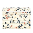 thumbnail image 7 of Yayeee Collapsible Cube Storage Bin with Lid Fabric Closet Decorative Basket with Handles, Beige Leaves Plaid, 7 of 7