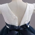 thumbnail image 5 of REORIAFEE Princess Dresses for Girls Sleeveless Embroidery Mesh Dress Gauze Dress Princess Dress Navy 7-8 Years, 5 of 9