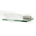 thumbnail image 6 of Alno A6530 Cube Wall Mounted Frosted Glass Soap Dish - Brass, 6 of 6