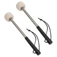 thumbnail image 2 of 12.5 inch bass drum mallets steel wool felt 2 pack, 2 of 4