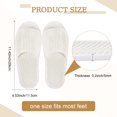 thumbnail image 2 of Zapatillas Bunnycool, 12 pares, desechables, punta abierta, color beige, 29 x 12 cm, 2 of 9