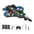 thumbnail image 3 of Avión RC de Espuma con Control Remoto Avión Planeador para Niños Jet de Acrobacia con Giro Completo 360 Grados Luces Integradas y Diseño Estable Adecuado para Principiantes y azul, 3 of 9