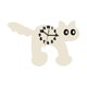 thumbnail image 1 of Reloj de pared con diseño de animales, decorativo, creativo, con diseño de gato, silencioso, para interiores. Beige, 1 of 9