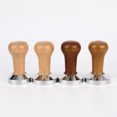thumbnail image 5 of Martillo de madera para espresso de 58 mm para granos de café, mango en polvo para base plana de café Barista., 5 of 5