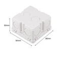 thumbnail image 2 of Unique Bargains Wall Switch Box, Deep Case Recessed Mount 86 Type Single Gang White, 10pcs, 2 of 3