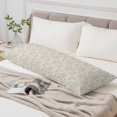 thumbnail image 6 of Farmhouse Flowers Body Pillow Cover 20 x 60 Inch Decorative Pillow Cover Green Botanical Floral Patterned Lumbar Pillowcase Seasonal Rectangle Cushion Case for Couch Sofa Bed Living Room, 6 of 9