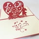 thumbnail image 5 of Tarjeta de Felicitación 3D con Diseño de Amor, Romántica, para Bodas, San Valentín, Regalos, 5 of 7